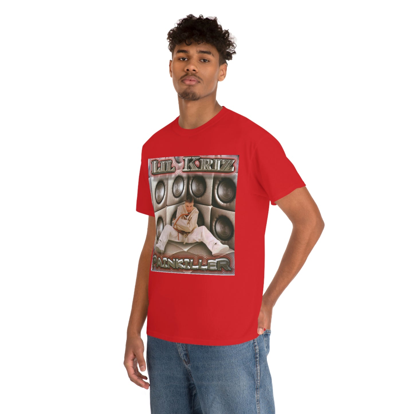 Lil Kriz Painkiller Cover Unisex Heavy Cotton Tee