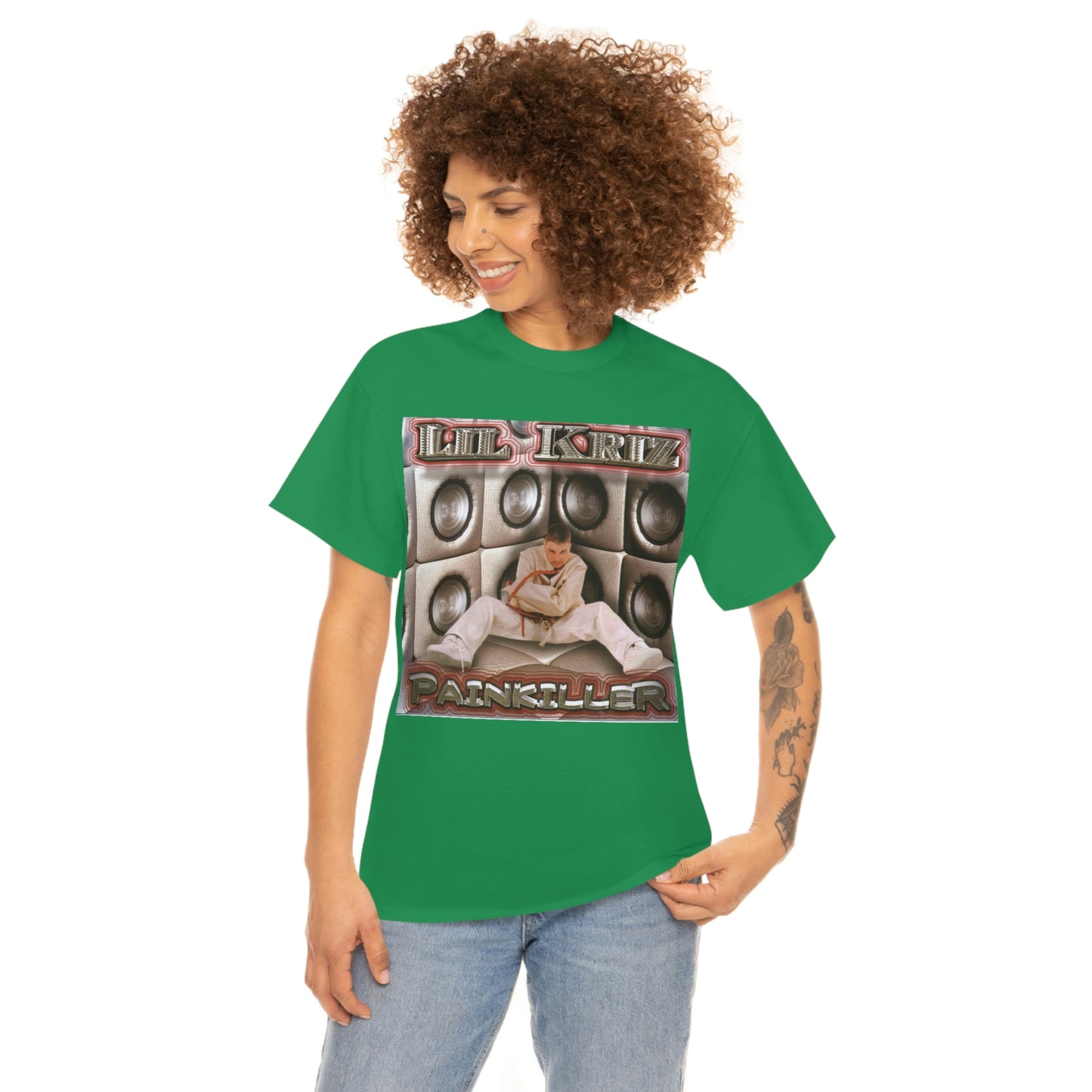 Lil Kriz Painkiller Cover Unisex Heavy Cotton Tee