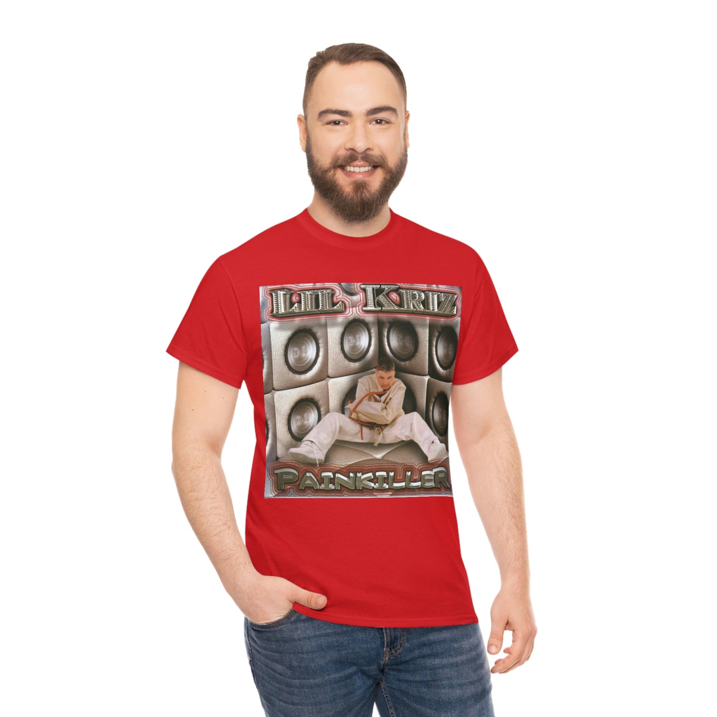 Lil Kriz Painkiller Cover Unisex Heavy Cotton Tee