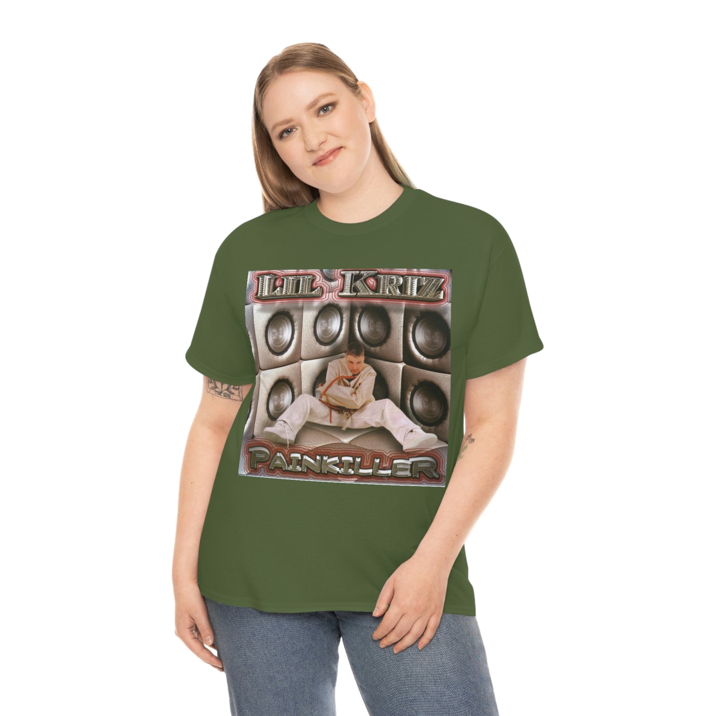 Lil Kriz Painkiller Cover Unisex Heavy Cotton Tee
