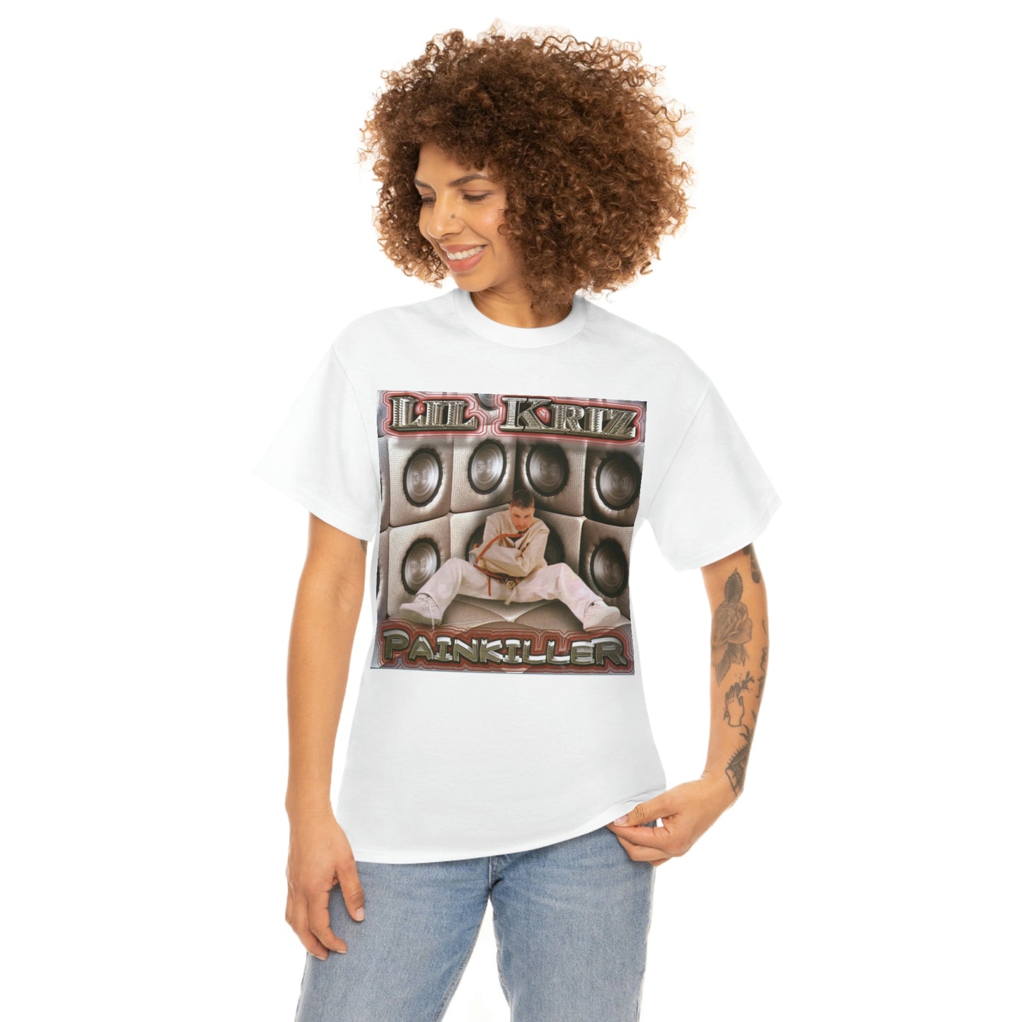 Lil Kriz Painkiller Cover Unisex Heavy Cotton Tee