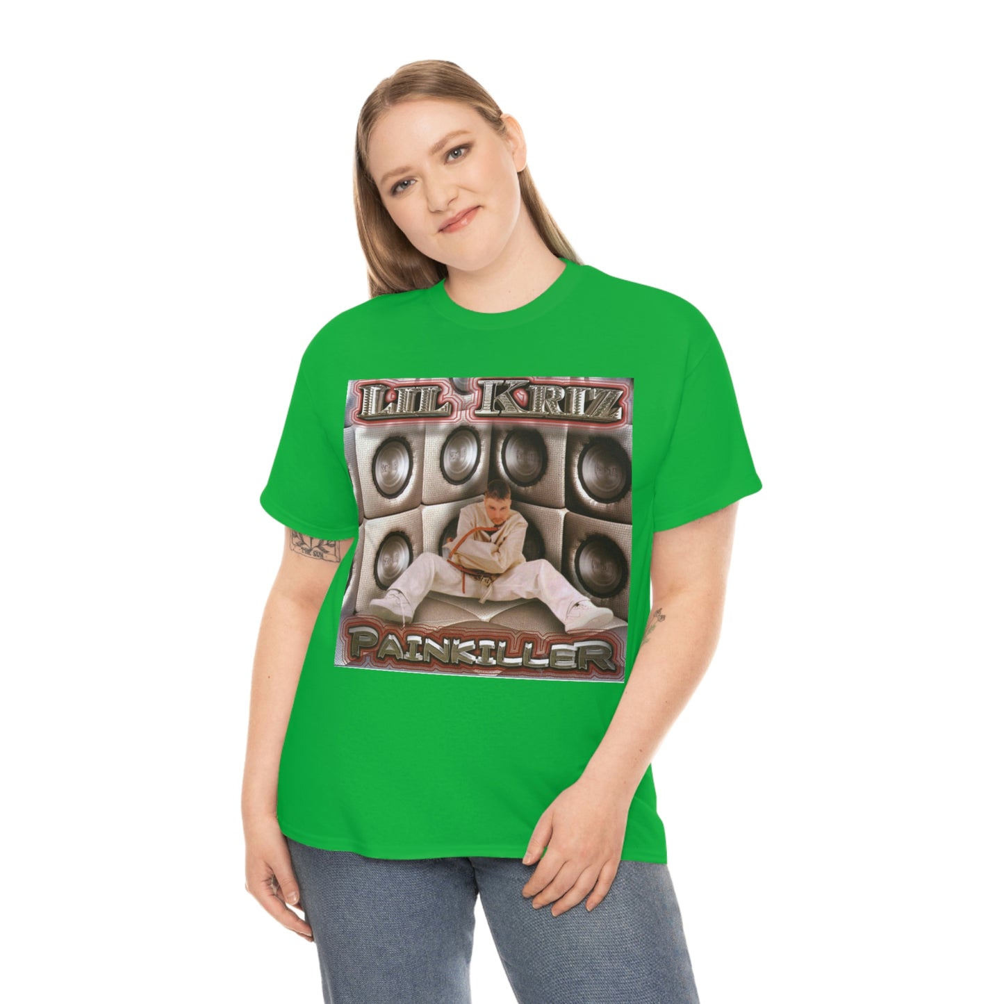 Lil Kriz Painkiller Cover Unisex Heavy Cotton Tee