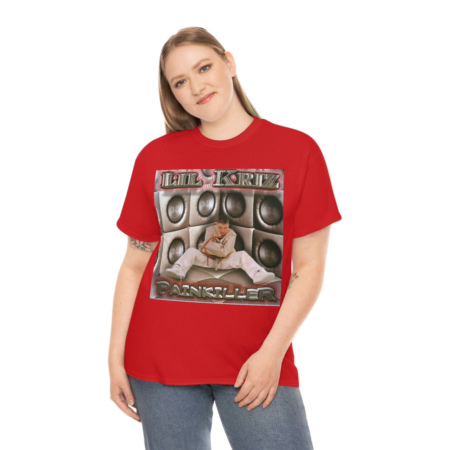 Lil Kriz Painkiller Cover Unisex Heavy Cotton Tee