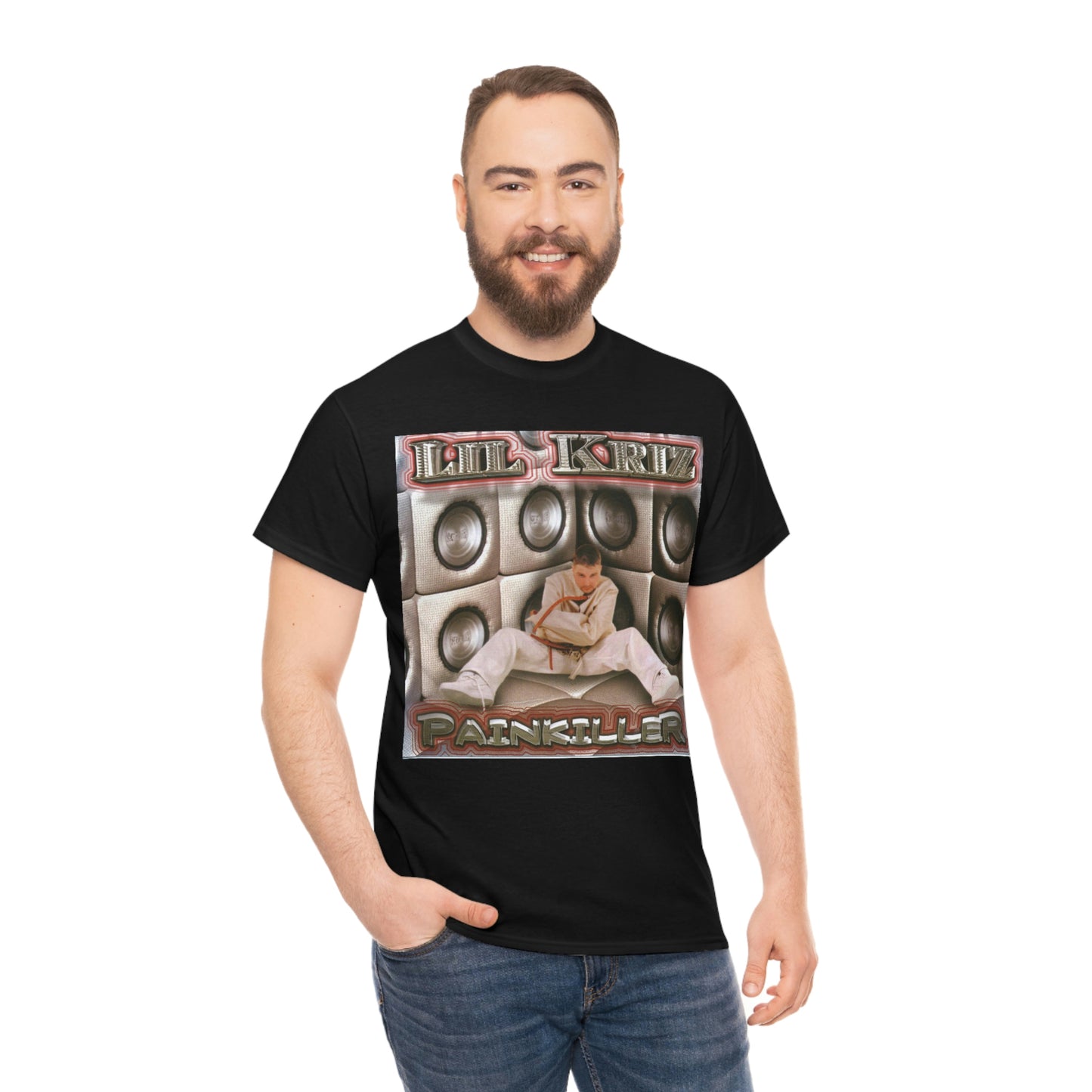 Lil Kriz Painkiller Cover Unisex Heavy Cotton Tee