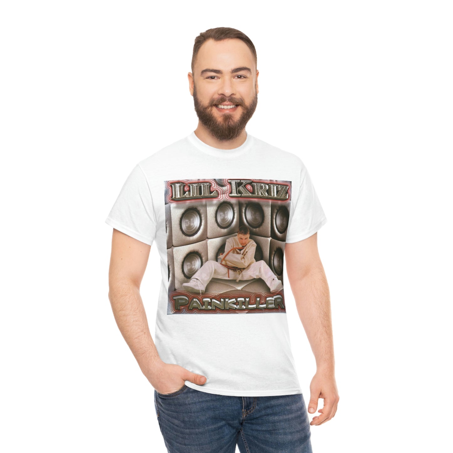 Lil Kriz Painkiller Cover Unisex Heavy Cotton Tee