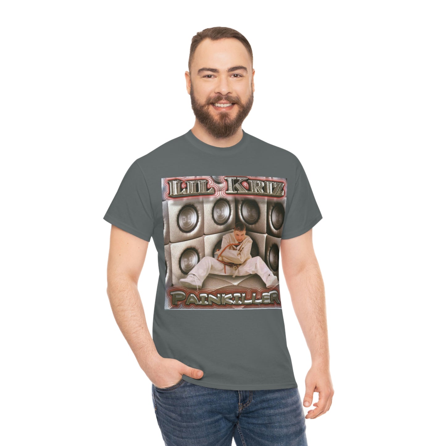 Lil Kriz Painkiller Cover Unisex Heavy Cotton Tee
