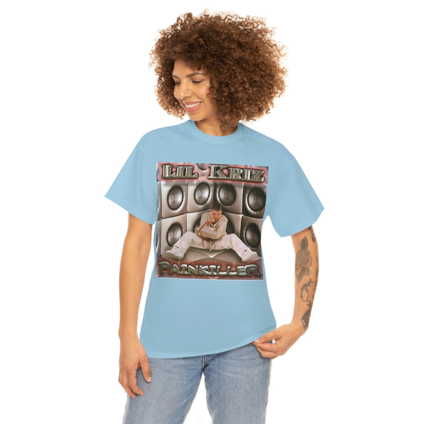 Lil Kriz Painkiller Cover Unisex Heavy Cotton Tee