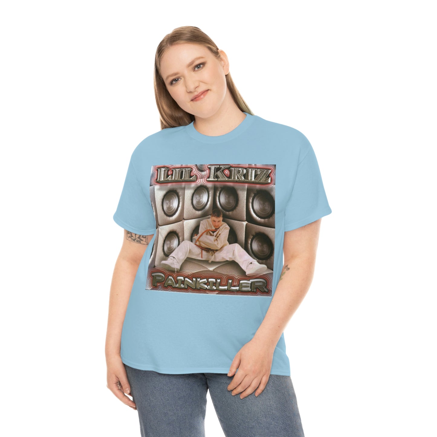 Lil Kriz Painkiller Cover Unisex Heavy Cotton Tee