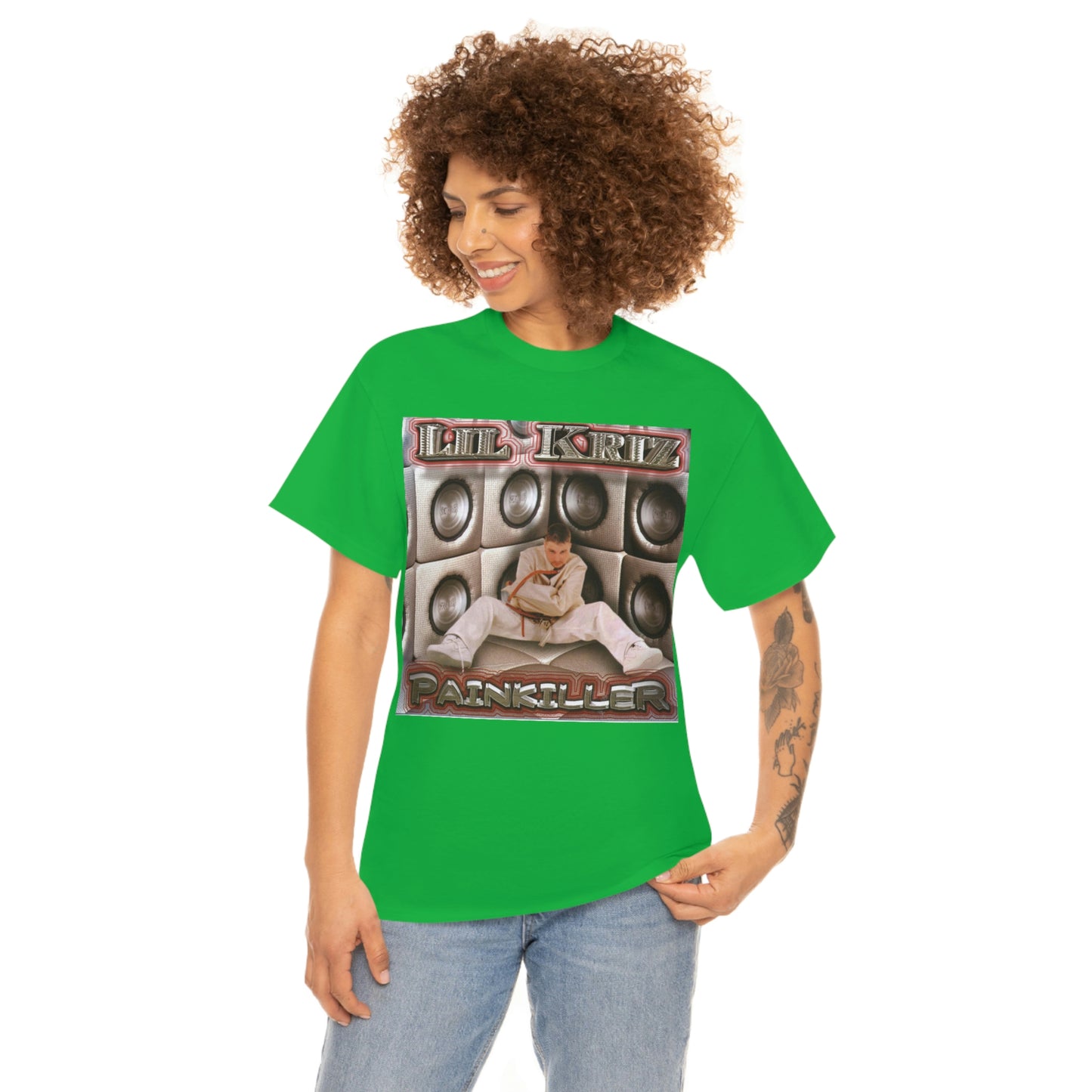Lil Kriz Painkiller Cover Unisex Heavy Cotton Tee