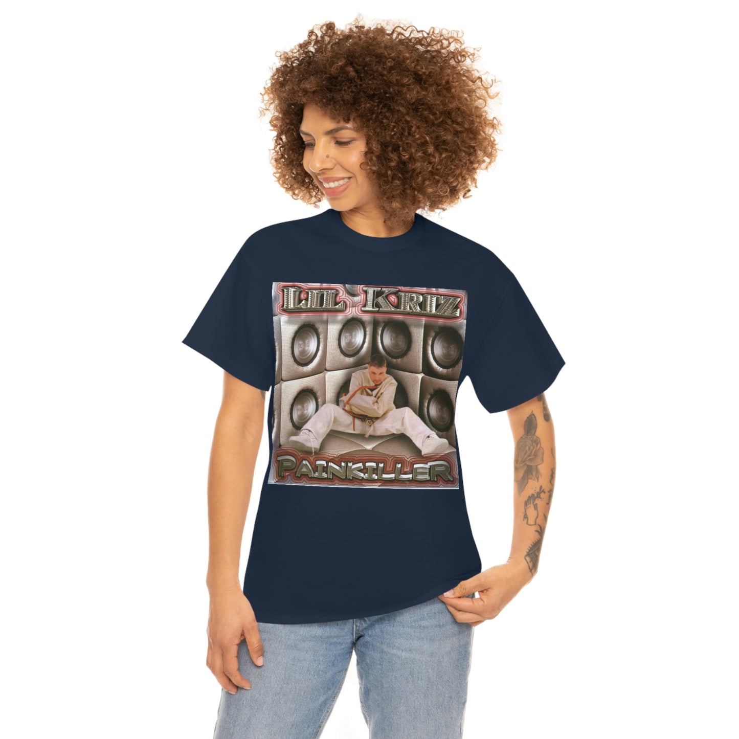 Lil Kriz Painkiller Cover Unisex Heavy Cotton Tee