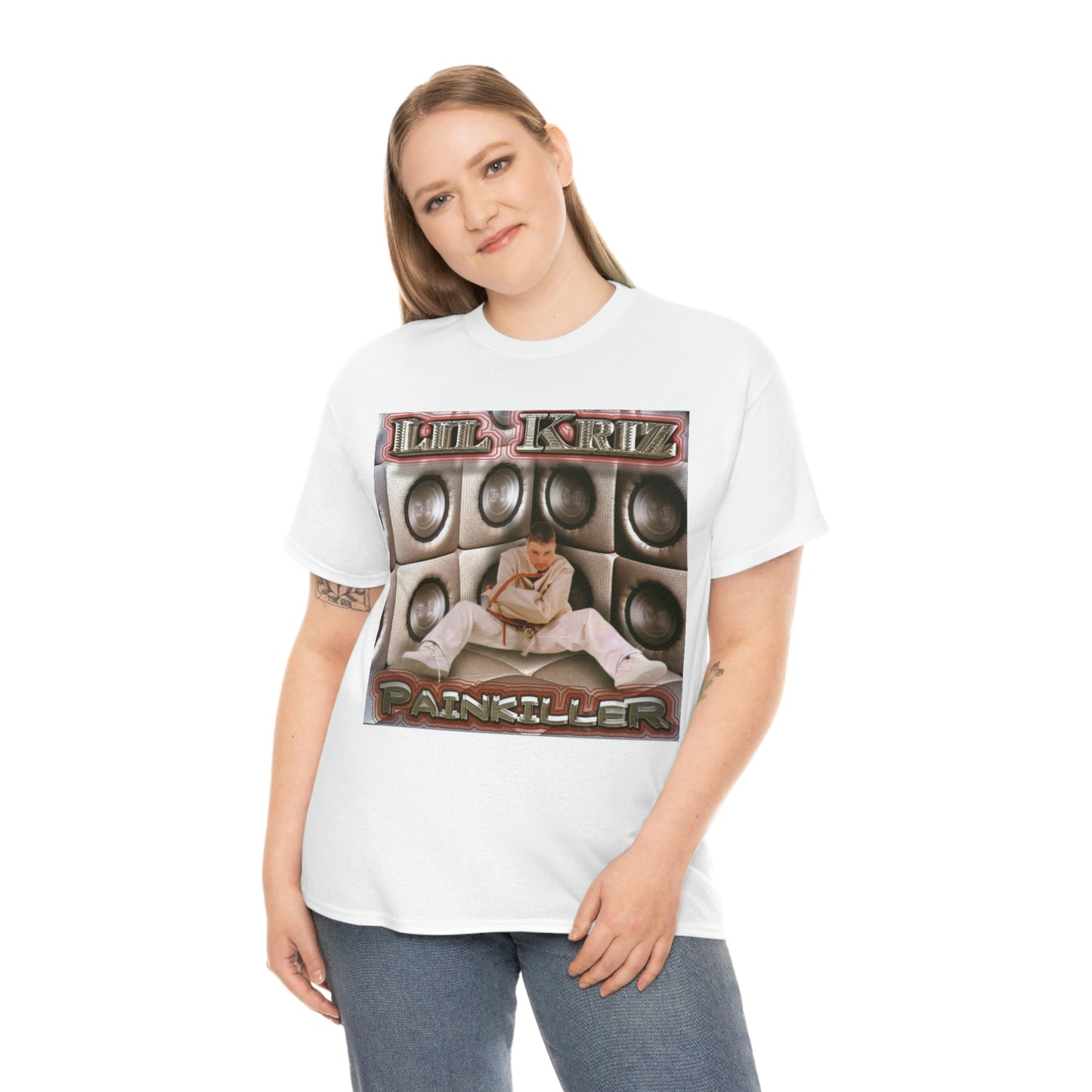 Lil Kriz Painkiller Cover Unisex Heavy Cotton Tee