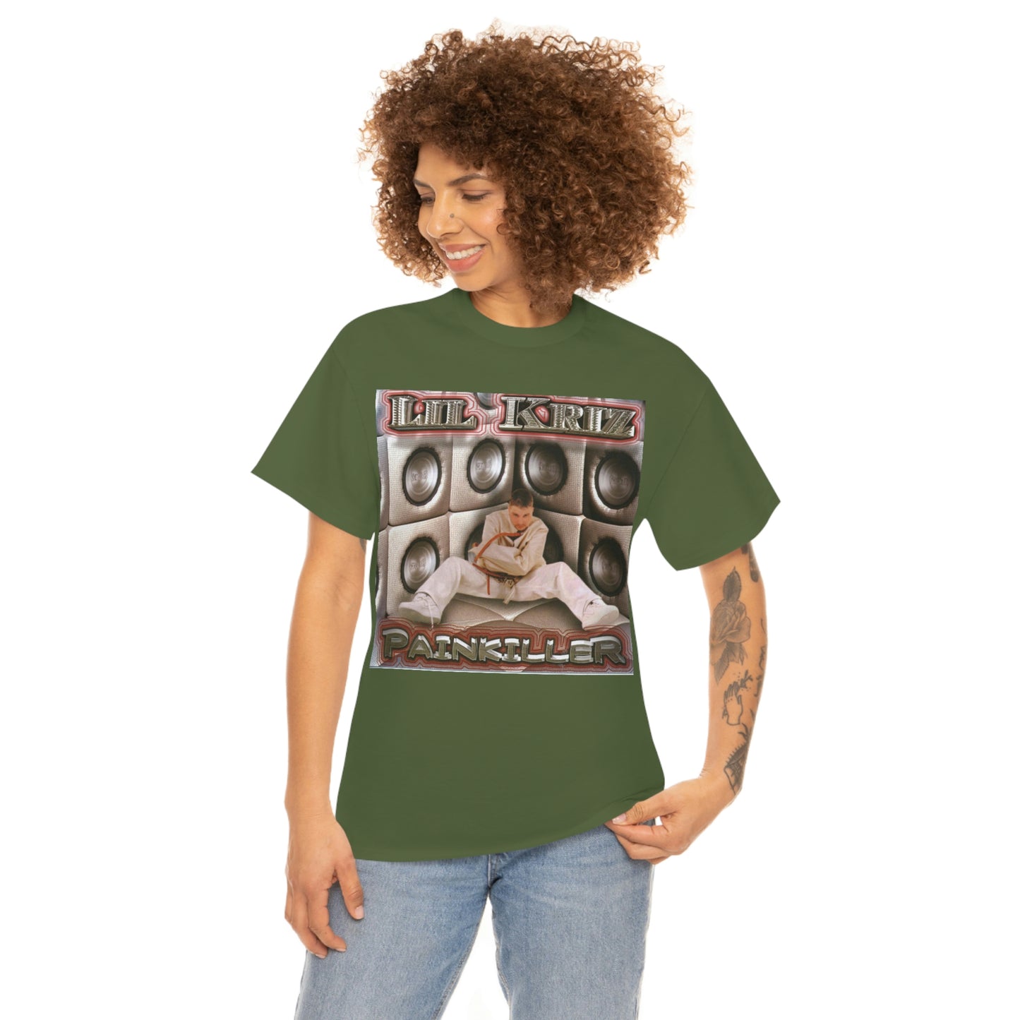 Lil Kriz Painkiller Cover Unisex Heavy Cotton Tee