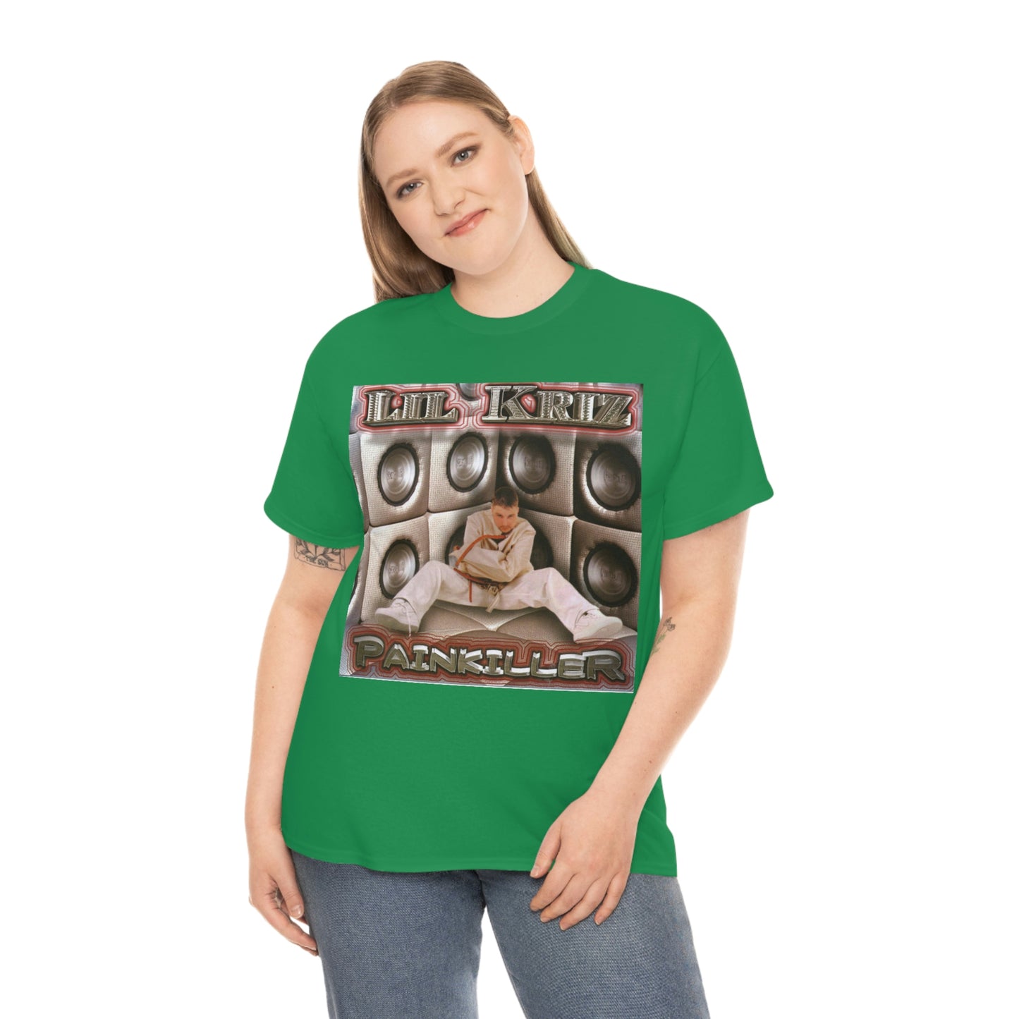 Lil Kriz Painkiller Cover Unisex Heavy Cotton Tee