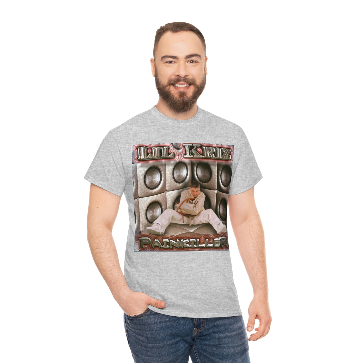 Lil Kriz Painkiller Cover Unisex Heavy Cotton Tee