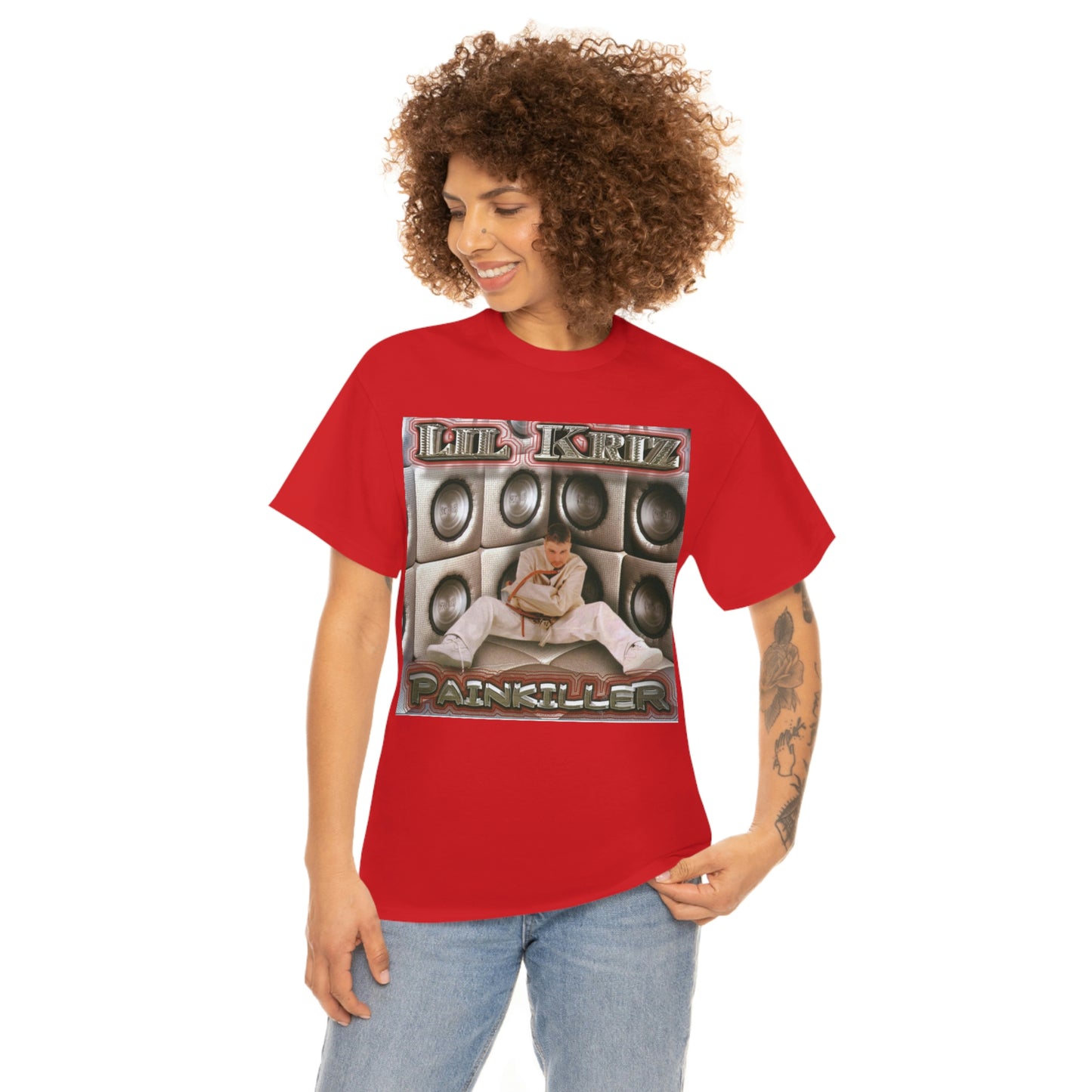 Lil Kriz Painkiller Cover Unisex Heavy Cotton Tee