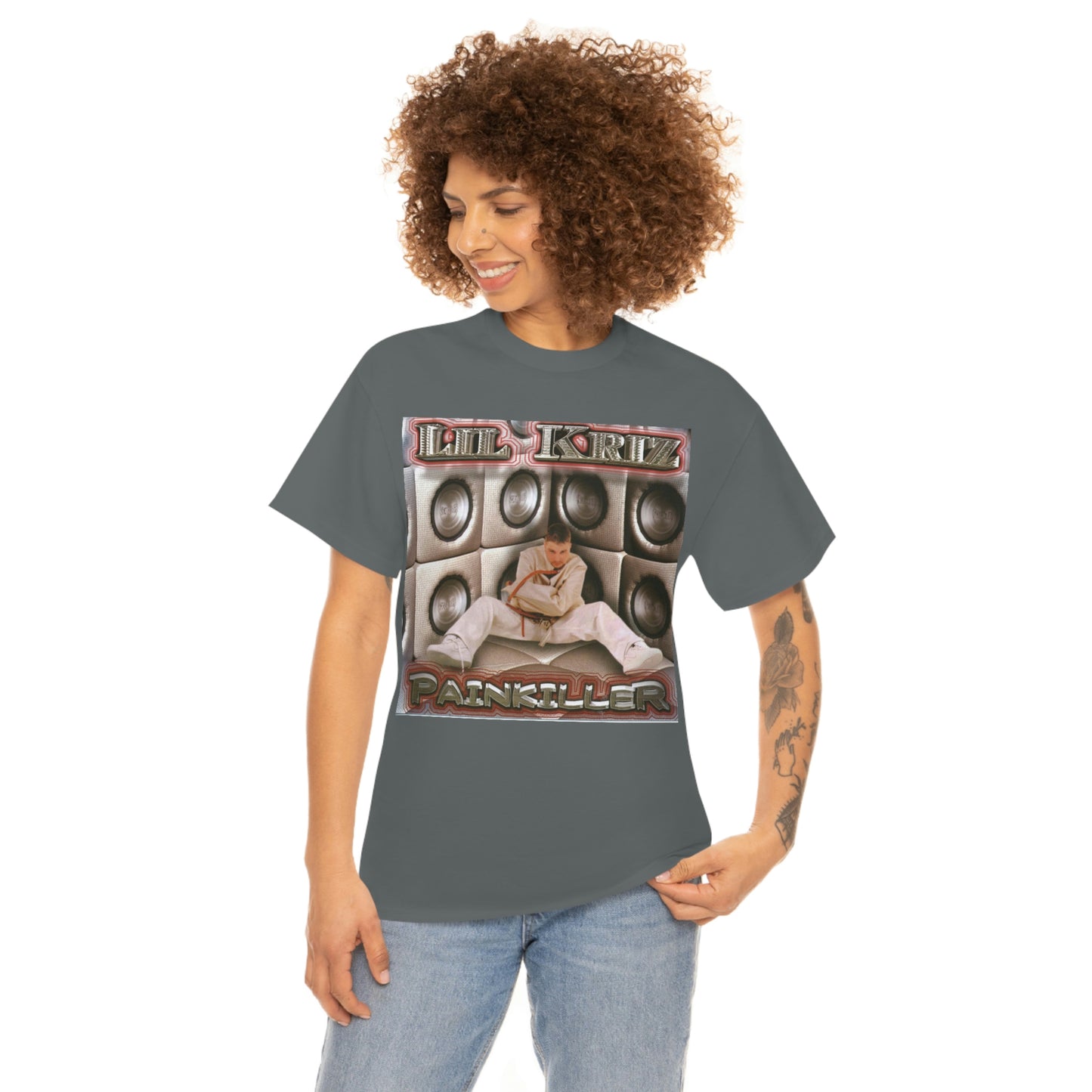 Lil Kriz Painkiller Cover Unisex Heavy Cotton Tee