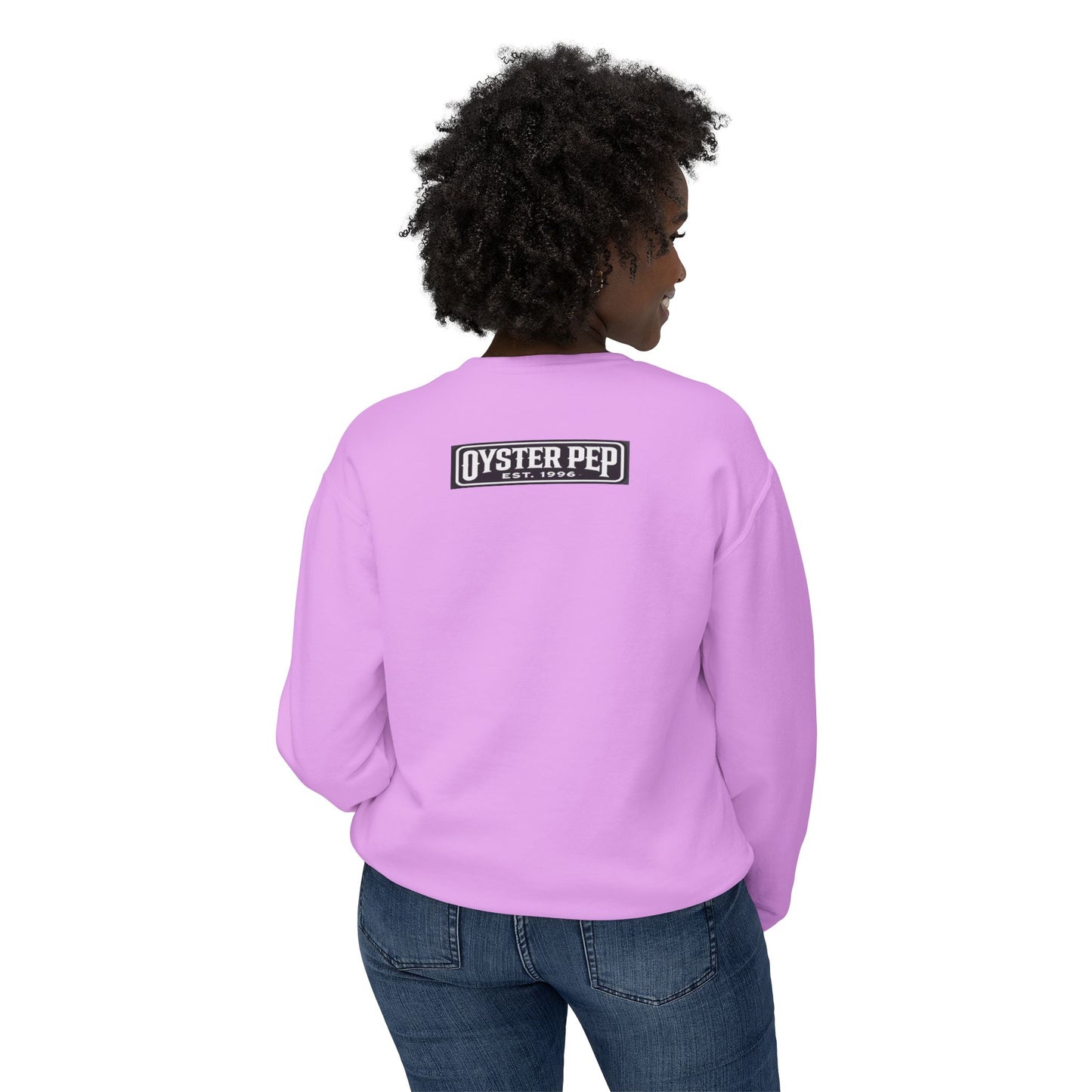 Oyster Pep Finest Unisex Lightweight Crewneck Sweatshirt