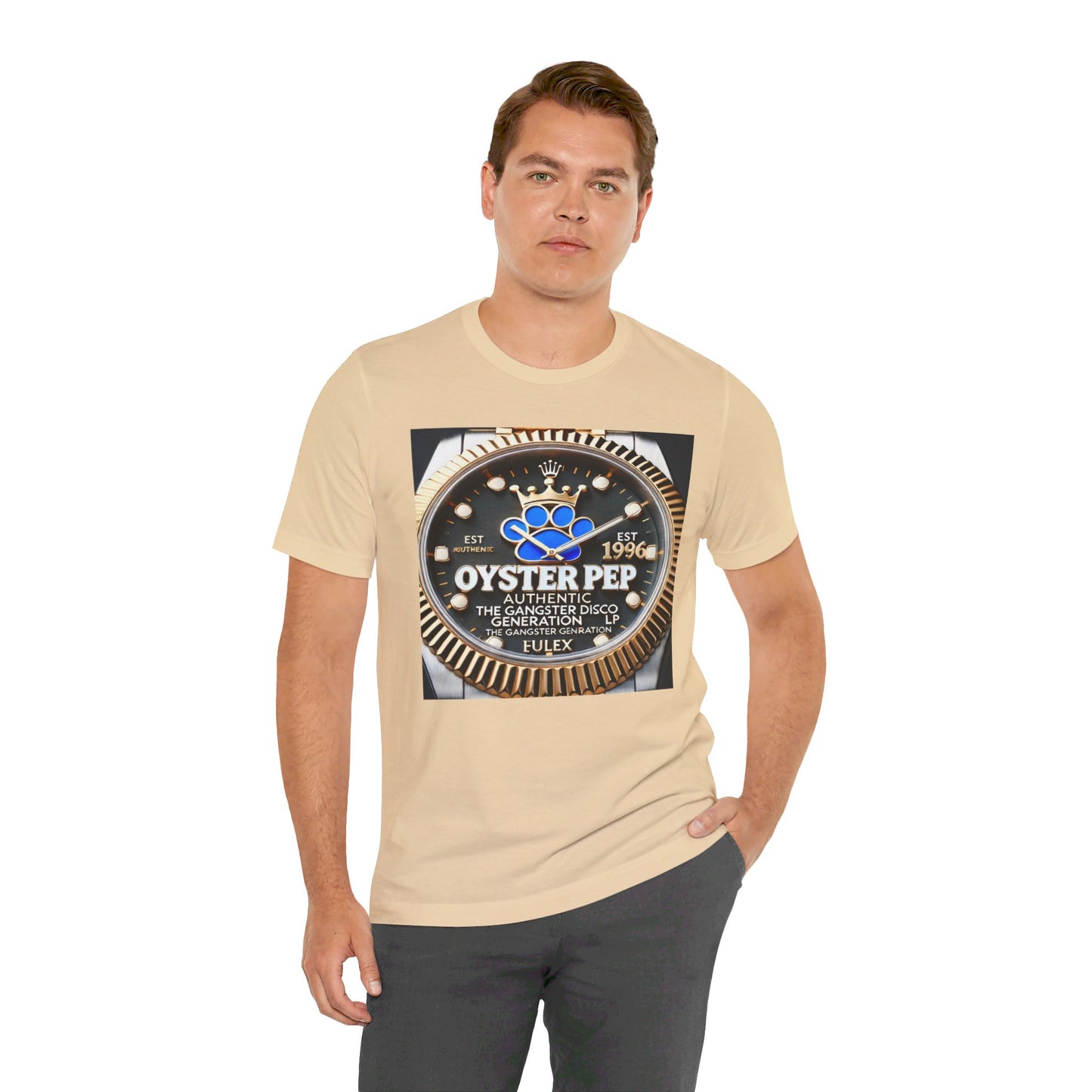 Oyster Pep Gold DTA  Bezel Logo Unisex Jersey Short Sleeve Tee