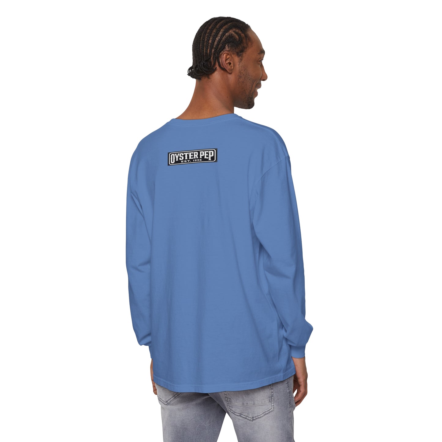 Oyster Pep The Chronic Unisex Garment-dyed Long Sleeve T-Shirt