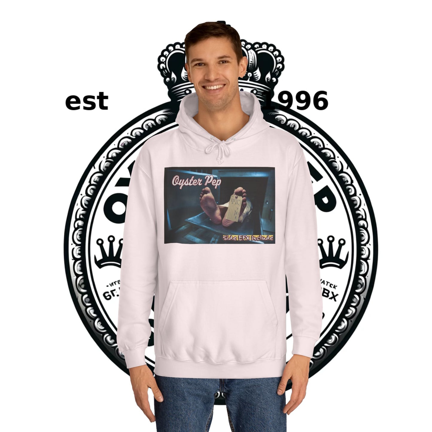 Oyster Pep Side EfX Include cd cover Unisex College Hoodie