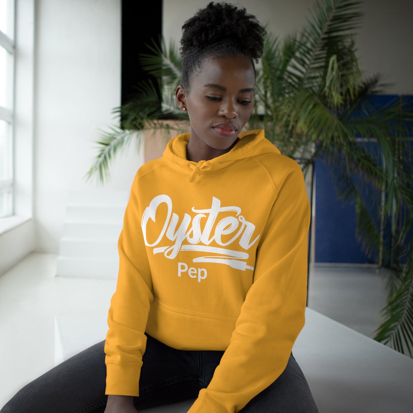 Oyster Pep Adapter Logo front and back Unisex Supply Hoodie