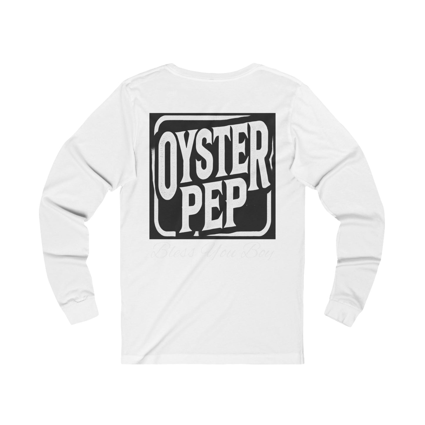 Oyster Pep Grr Logo Unisex Jersey Long Sleeve Tee