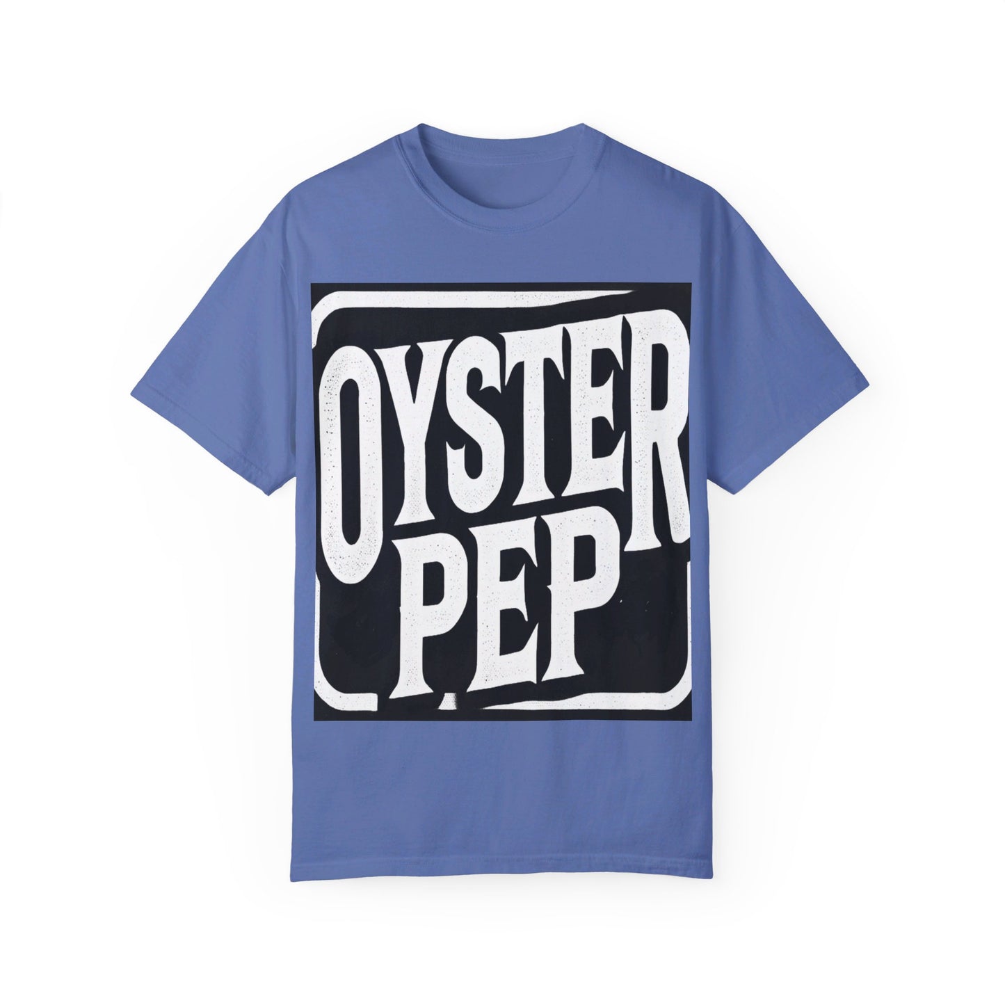 Oyster Pep G Logo Unisex Garment-Dyed T-shirt