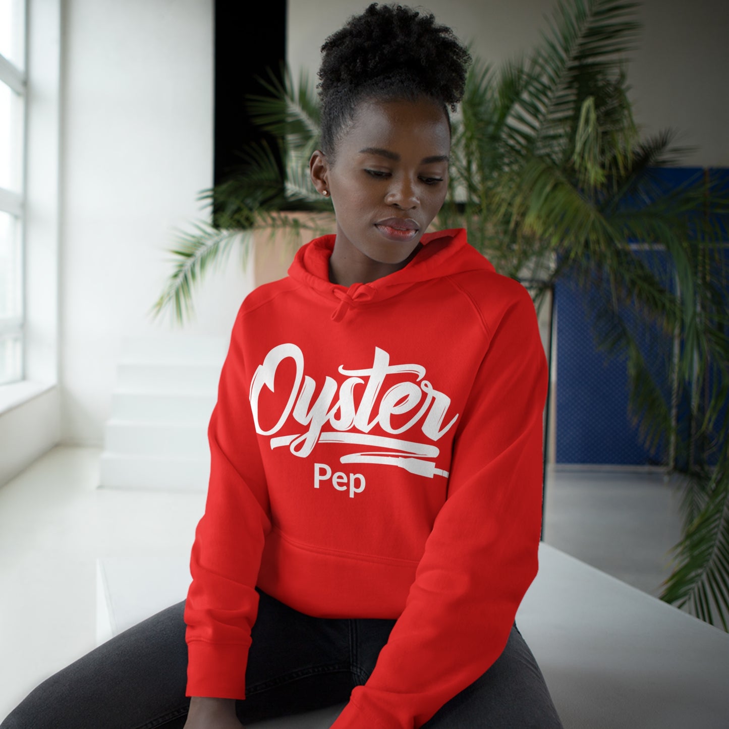 Oyster Pep Adapter Logo front and back Unisex Supply Hoodie