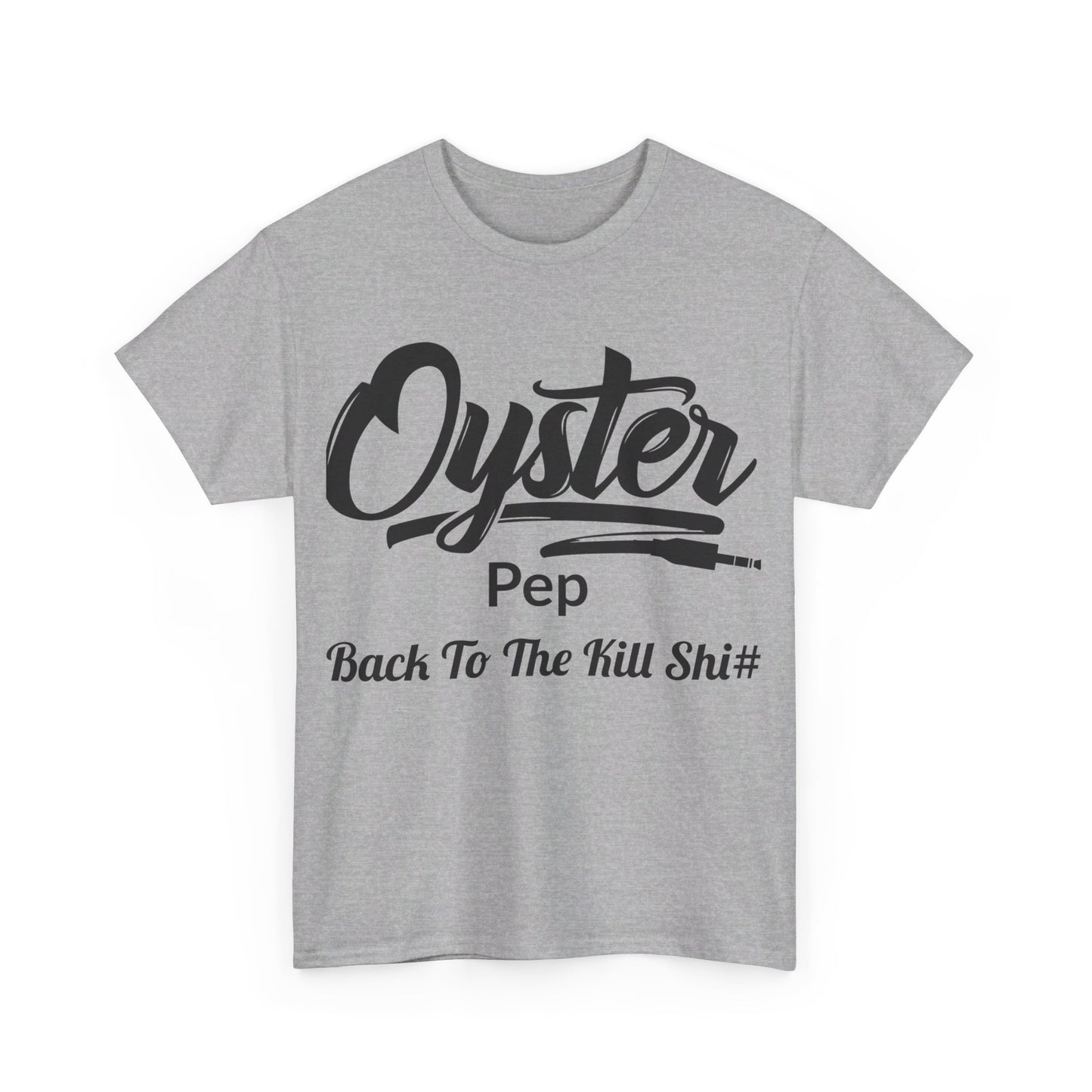 Oyster Pep basiz logo Unisex Heavy Cotton Tee