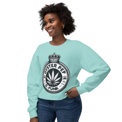 Oyster Pep Finest Unisex Lightweight Crewneck Sweatshirt