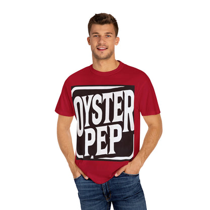 Oyster Pep G Logo Unisex Garment-Dyed T-shirt