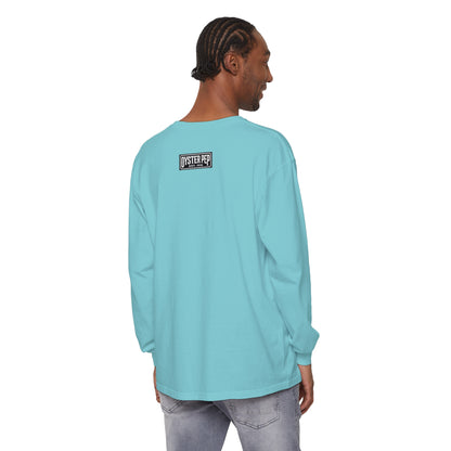 Oyster Pep adapter Logo Unisex Garment-dyed Long Sleeve T-Shirt