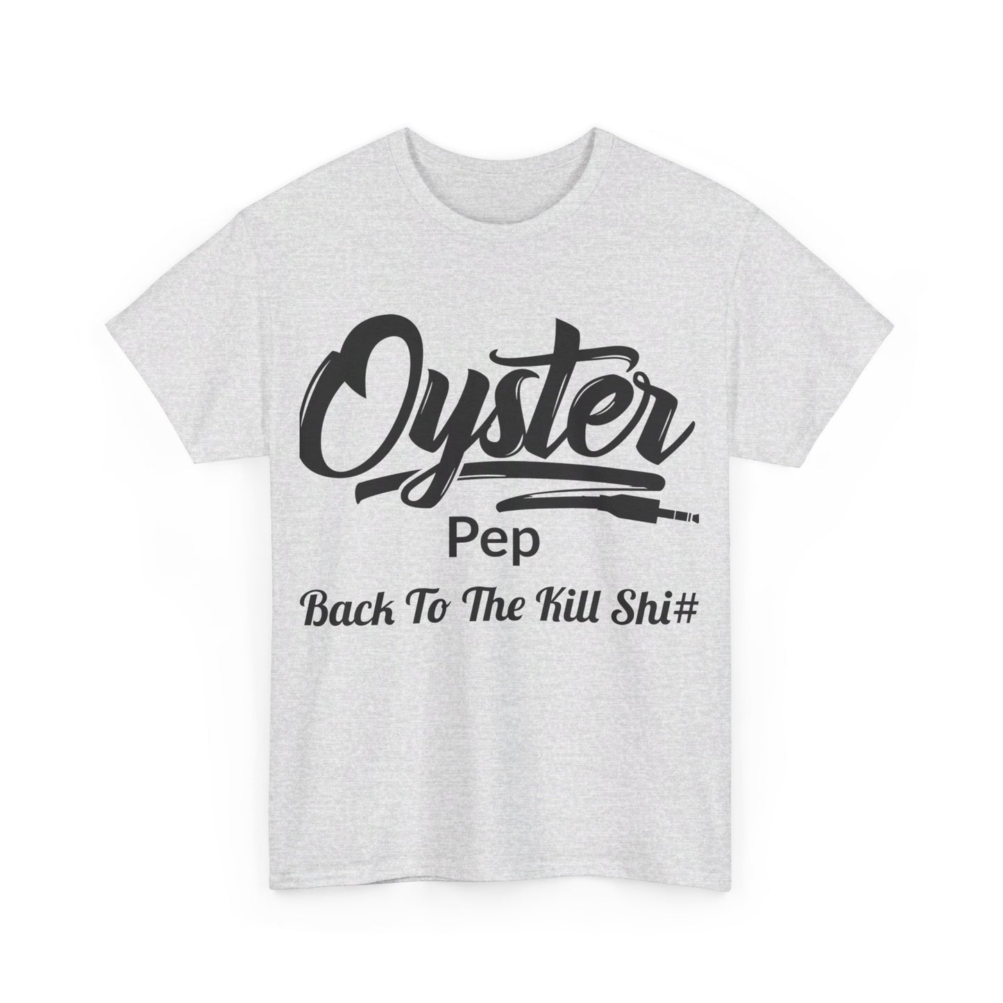 Oyster Pep basiz logo Unisex Heavy Cotton Tee