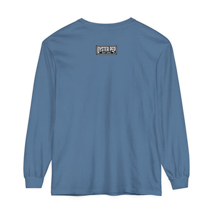 Oyster Pep adapter Logo Unisex Garment-dyed Long Sleeve T-Shirt