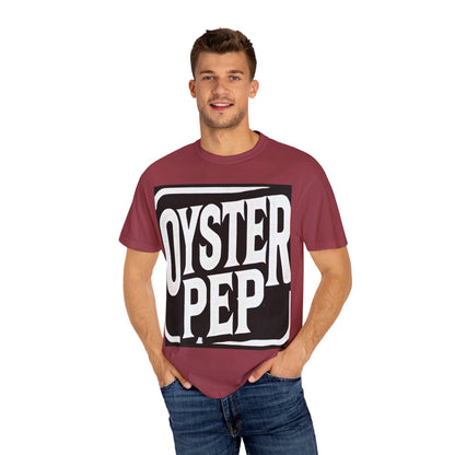 Oyster Pep G Logo Unisex Garment-Dyed T-shirt