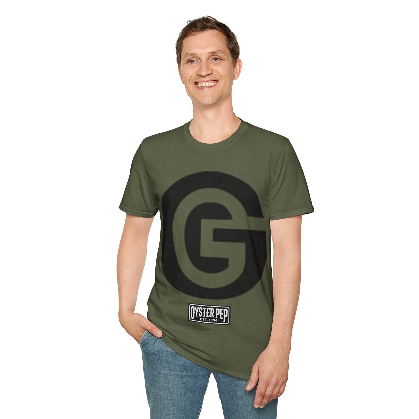 Oyster Pep the G Logo Unisex Softstyle T-Shirt