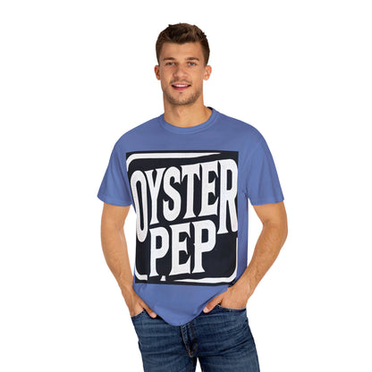 Oyster Pep G Logo Unisex Garment-Dyed T-shirt