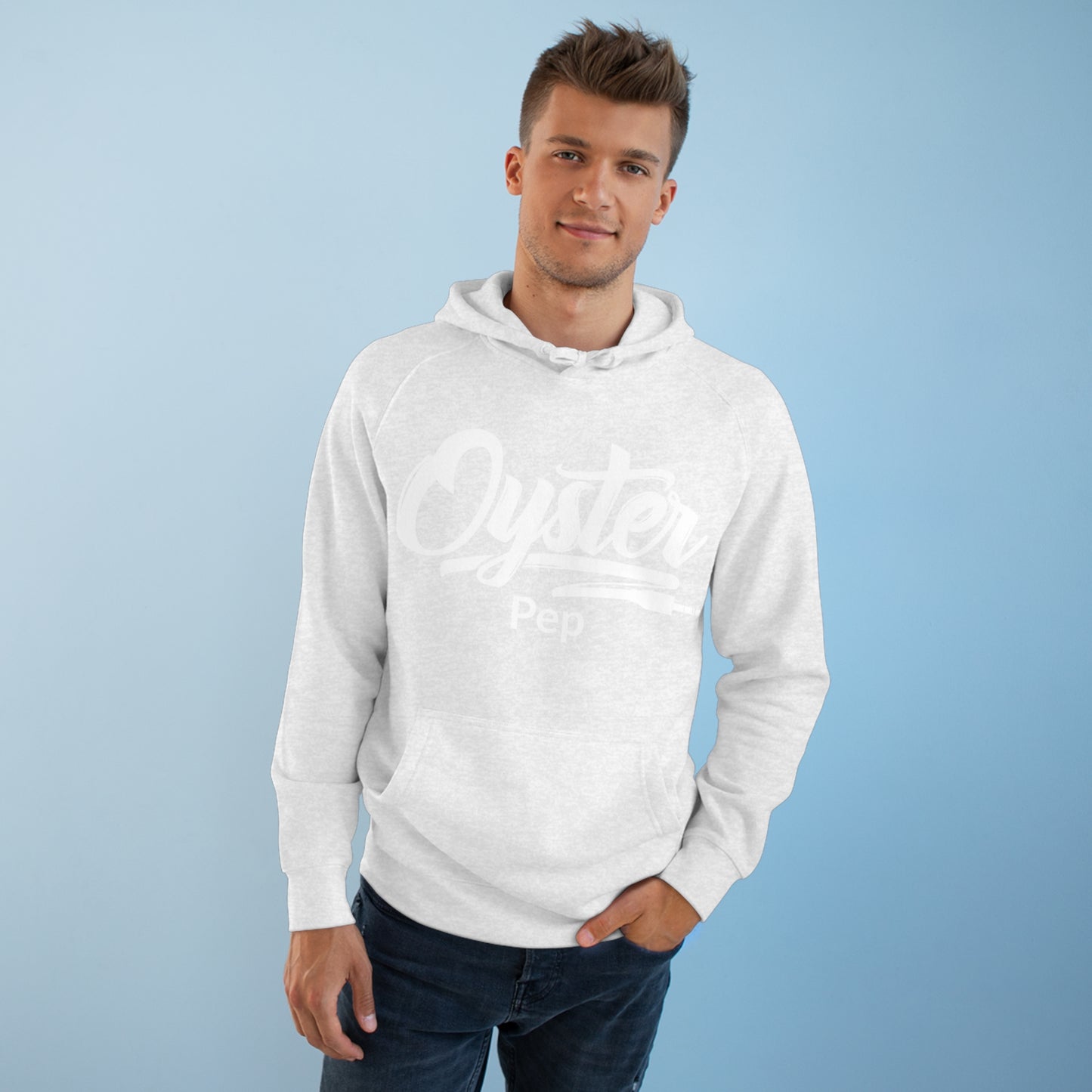 Oyster Pep Adapter Logo front and back Unisex Supply Hoodie