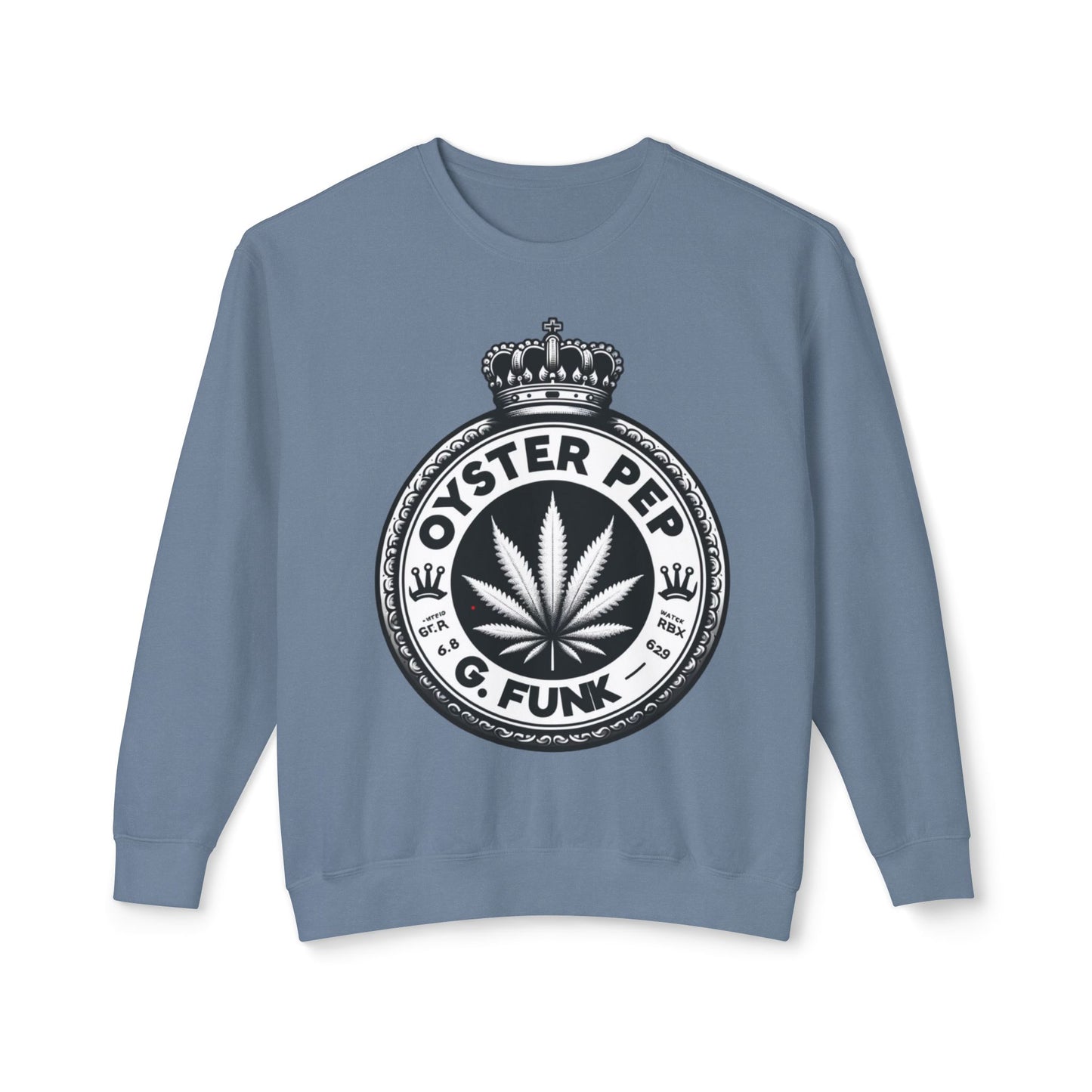 Oyster Pep Finest Unisex Lightweight Crewneck Sweatshirt