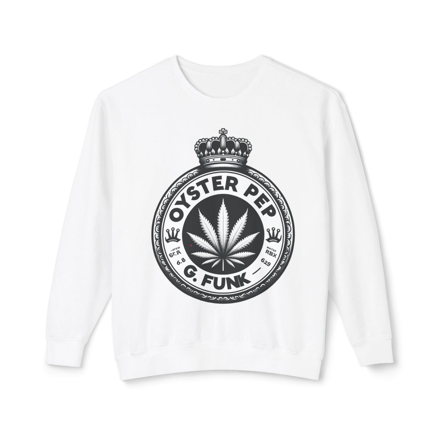 Oyster Pep Finest Unisex Lightweight Crewneck Sweatshirt