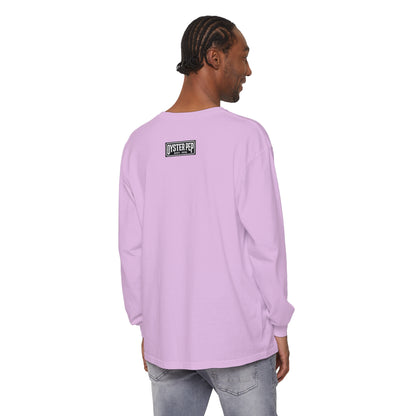 Oyster Pep adapter Logo Unisex Garment-dyed Long Sleeve T-Shirt