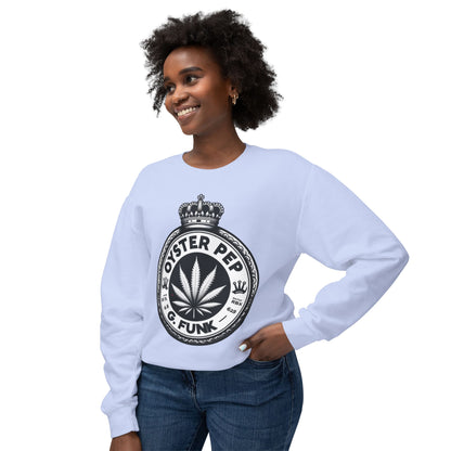 Oyster Pep Finest Unisex Lightweight Crewneck Sweatshirt