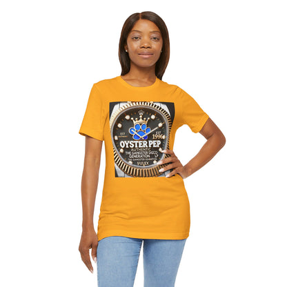 Oyster Pep Gold DTA  Bezel Logo Unisex Jersey Short Sleeve Tee