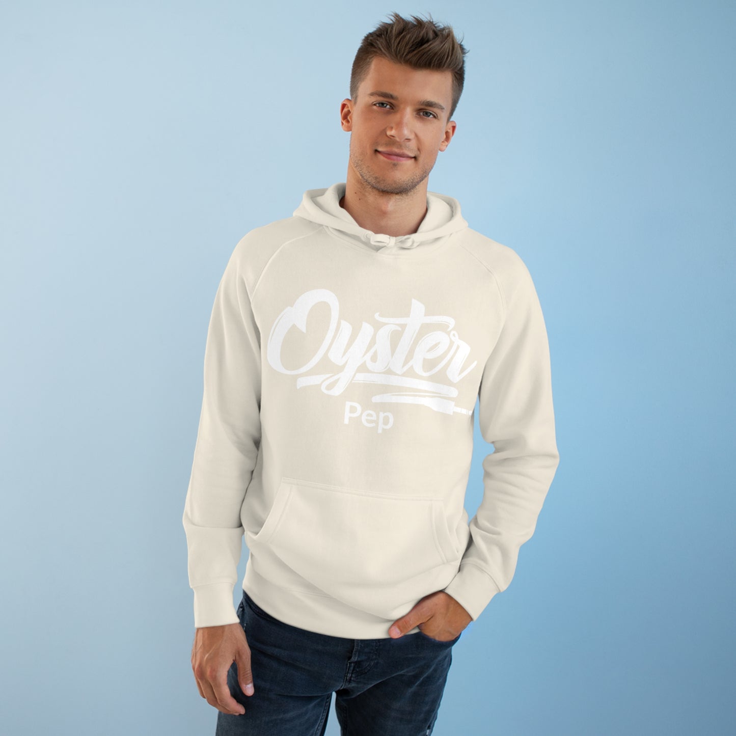 Oyster Pep Adapter Logo front and back Unisex Supply Hoodie