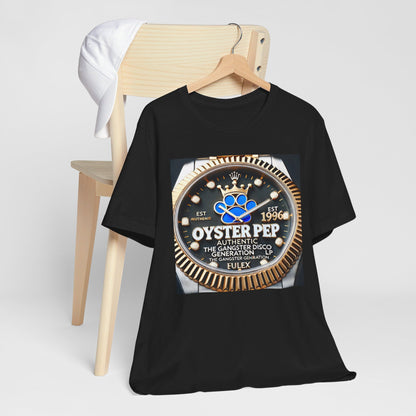 Oyster Pep Gold DTA  Bezel Logo Unisex Jersey Short Sleeve Tee