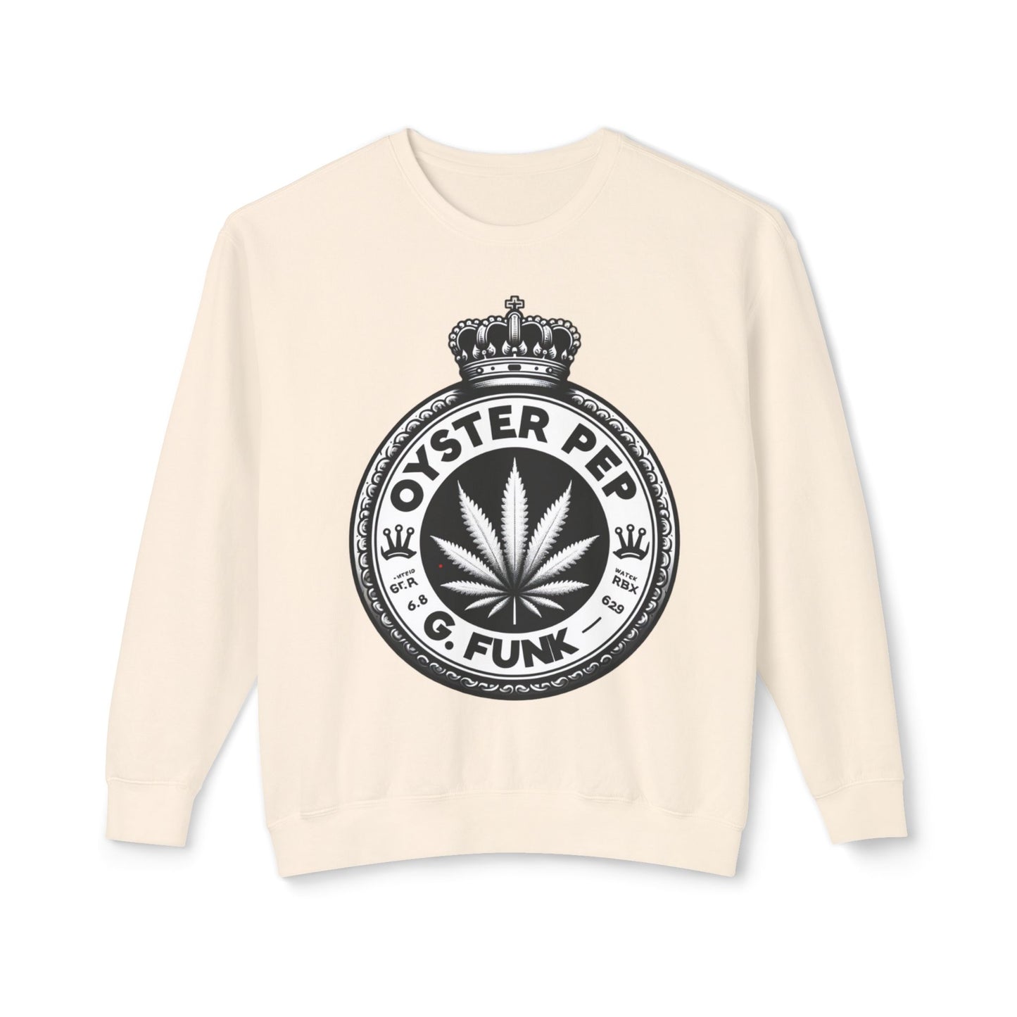 Oyster Pep Finest Unisex Lightweight Crewneck Sweatshirt