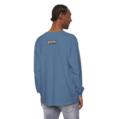 Oyster Pep adapter Logo Unisex Garment-dyed Long Sleeve T-Shirt