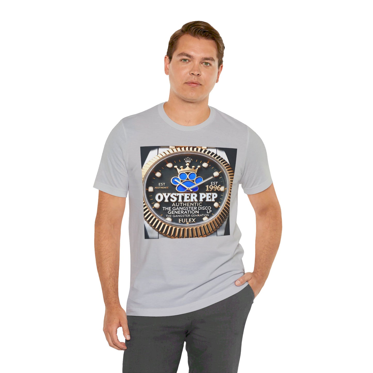 Oyster Pep Gold DTA  Bezel Logo Unisex Jersey Short Sleeve Tee