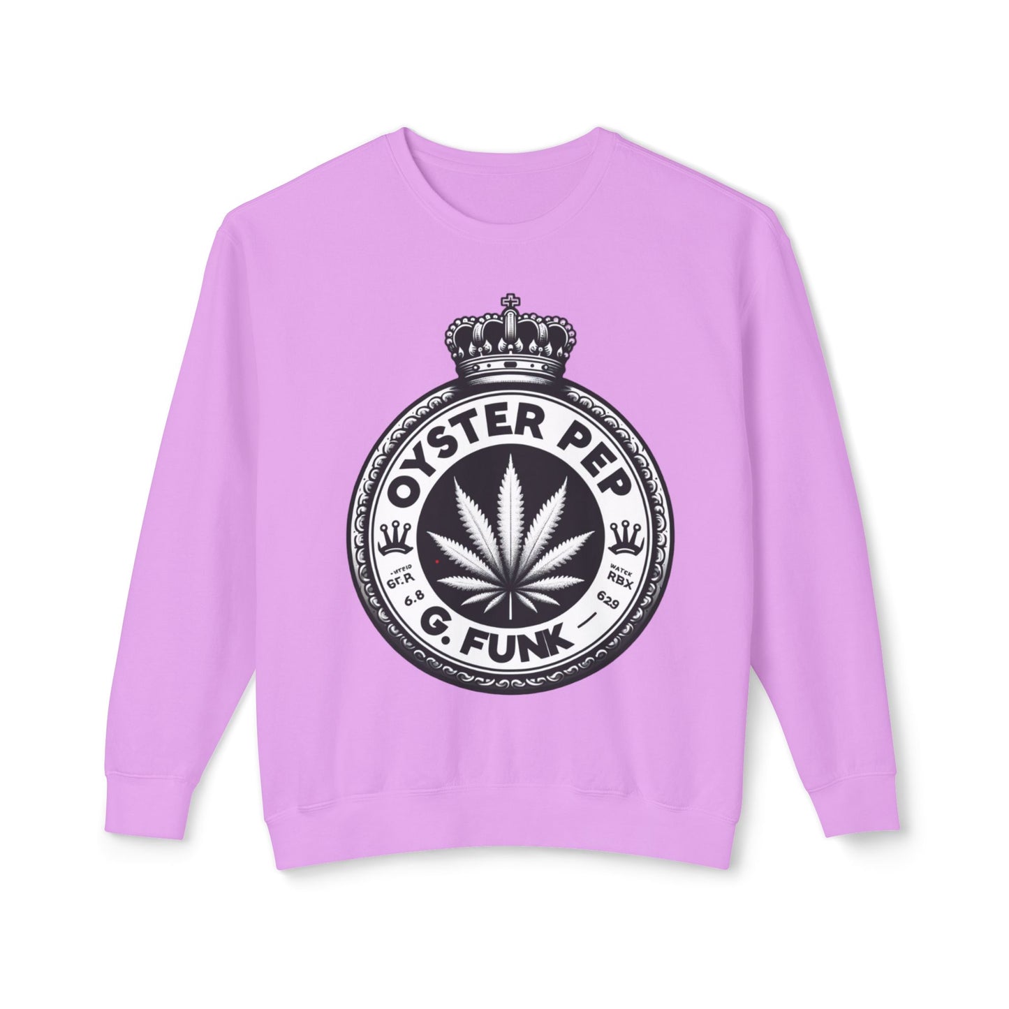 Oyster Pep Finest Unisex Lightweight Crewneck Sweatshirt