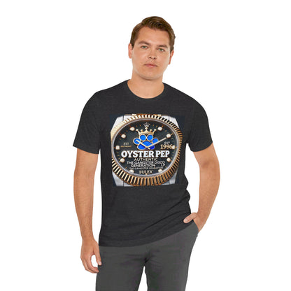 Oyster Pep Gold DTA  Bezel Logo Unisex Jersey Short Sleeve Tee